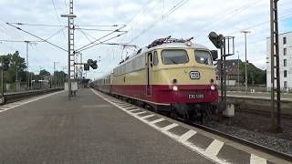 AKE Rheingold mit E10 1309 in Frankfurt am Main Süd Bahnhof [upl. by Antonietta]