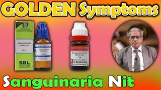 Golden Symptoms of Sanguinaria Nit  Dr P S Tiwari [upl. by Eve]