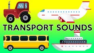 Transportation Sounds and Names for toddlers and Little Kids  Learn transport English  Setoys [upl. by Niala]