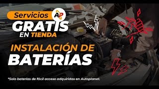 Instalación de baterías gratis en Autoplanet [upl. by Teuton]