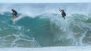 CHARGING HEAVY SHOREBREAK AT RABBIT HILL [upl. by Rendrag]