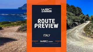 Route Preview  WRC Rally Italia Sardegna 2023 [upl. by Bello]