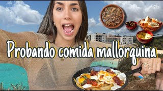 Probando comida típica MALLORQUINA  Gastronomía española [upl. by Uhile540]