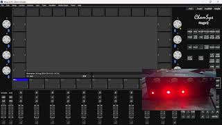 Chamsys con nodo Artnet dmx [upl. by Shani]