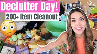 EXTREME DECLUTTER DAY 😲 200 Item Junk Room amp Toy Declutter  Decluttering Journey Tips [upl. by Eboj350]