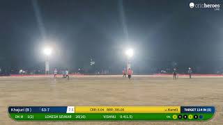 Live Cricket Match  Kureli vs Khajuri B   11Nov24 0657 PM 8  Bartori Flood Light Cricket 202 [upl. by Meluhs]