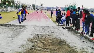 Khel MahaKumbh State 2019 M Ritesh n long jump m gold [upl. by Nerta]