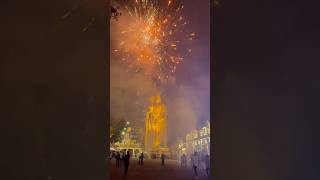 Fireworks at Batu Caves 🎆 BatuCaves Malaysia fireworks [upl. by Harned68]