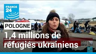 Plus d14 millions dUkrainiens sont arrivés en Pologne depuis le début du conflit • FRANCE 24 [upl. by Lerred]