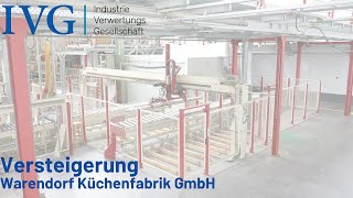 Versteigerung Warendorf Küchenfabrik GmbH I IVG [upl. by Tnomel]