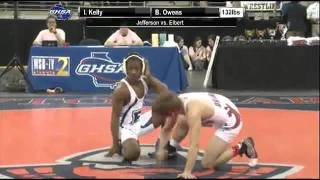 132 lbs Class 2A Match from the GHSA Individual Wrestling Championships [upl. by Noemad]