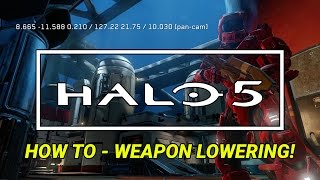 Halo 5 Tutorial HOW TO LOWER YOUR WEAPON IN HALO 5 [upl. by Cato979]