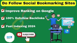 500 Free Dofollow Backlinks Social Bookmarking sites list 2024  High DA PA [upl. by Branden]