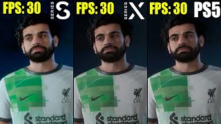 EA Sports FC 24 Xbox Series S vs Series X vs PS5  Technical Review amp FPS Test [upl. by Forward]