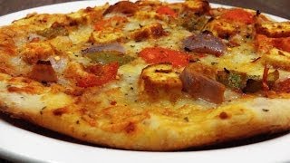 Tandoori Paneer Tikka Pizza Recipe  Made in Gas TandoorEggless Baking Without Oven [upl. by Stagg889]