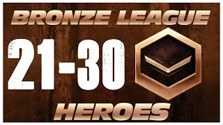 BRONZE LEAGUE HEROES  Episodes 2130  StarCraft 2  Husky [upl. by Buyse743]