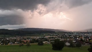 2 August 2024  Gewitter Schälchlihoger Urdorf  2033  2211 Uhr [upl. by Sell]