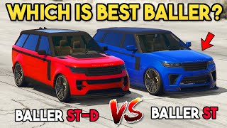 GTA 5 ONLINE  BALLER STD VS BALLER ST WHICH IS BEST BALLER [upl. by Helbonia662]