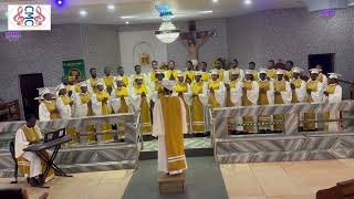 St Cecilias Choir of St Lukes Military Catholic Church  Sacrament of Life by Cosmos Onyiba [upl. by Nowahs643]