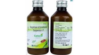 Celocid Syrup Magaldrate amp Simethicone Suspension IP [upl. by Htir]