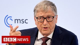 Bill Gates on future pandemics divorce and Musk  BBC News [upl. by Nesnaj]