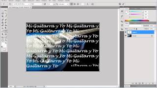 Textos en Photoshop Rasterizar [upl. by Rasec]