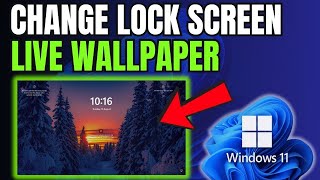 How to Change Lock Screen Live Wallpaper in Windows 11 [upl. by Halilad190]