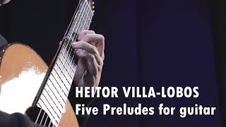 VillaLobos  Five Preludes  Patrik Kleemola guitar [upl. by Werd802]