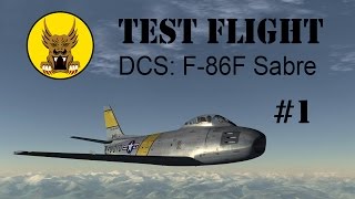 Test Flight  DCS F86F Sabre 1 [upl. by Laurin]