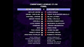 SWOS oracle  Champions League Final 1718  Real v Liverpool [upl. by Nunes]