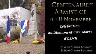 2018 11 11  Commémoration 11 Novembre 2018  Osny 95 [upl. by Audsley599]