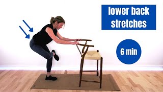 Standing Lower Back Stretches  for office or home [upl. by Rdnaskela]