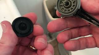 How to fix a running toilet Fluidmaster Quick Fix Do not replace the entire valve [upl. by Philoo]