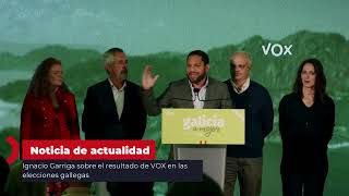 Ignacio Garriga sobre el resultado de VOX en las elecciones gallegas [upl. by Brathwaite]