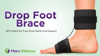 Drop Foot Brace – AFO Splint for Foot Drop Relief and Support [upl. by Zerep]