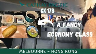 REVIEW CATHAY PACIFIC MELBOURNE TO HONG KONG  MY FAVORITE AIRLINE [upl. by Abell880]