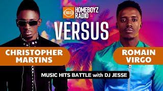 CHRIS MARTIN vs ROMAIN VIRGO BATTLE MIX BY DJ JESSE [upl. by Aitnecserc]