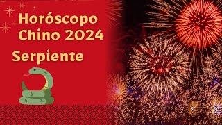 2024 HORÓSCOPO CHINO SERPIENTE 🐍 1929 1941 1953 1965 1977 1989 2001 2013 y 2025 [upl. by Ahsenev541]