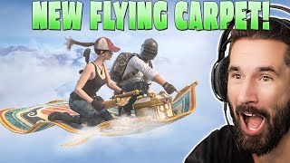 NEW Flying Carpets And Magic Portals Are Insane Awesome Squad Gameplay 😨 PUBG MOBILE [upl. by Scammon479]