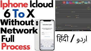 How To iPhone Icloud Bypass  6 To x Without Network Full Process By  Unlock Tool [upl. by Gaul]