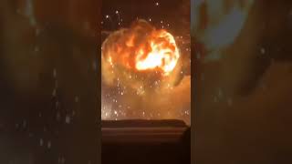 Ammo Depot Explosion Russia Tichorezk  20924 [upl. by Harl]