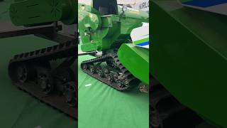 Kirloskar track type Harvester agriculture shortfeed tractor farming [upl. by Wiener]