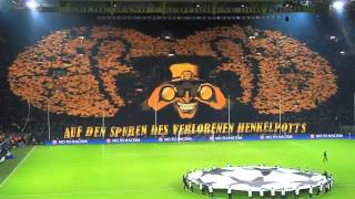 Increible Mosaico Borussia Dortmund vs Málaga Champions League 09 04 2013 Full HD [upl. by Nevet]