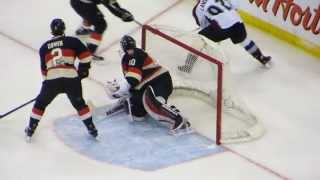 Robin Lehner in action during the Avalanche  Senators hockey game [upl. by Nawak]