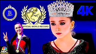 Камила Валиева Kamila VALIEVA🇷🇺🥇FS 2021 Rostelecom GP Current World Record FSlong version NBC4K [upl. by Renferd8]