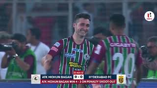 ATK Mohun Bagan beat Hyderabad FC 43 on penalties  SemiFinal 2 2nd Leg Hero ISL 202223 Playoffs [upl. by Pulling824]