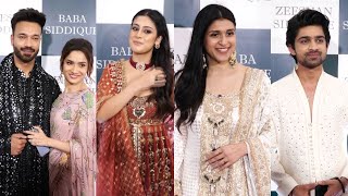 MunawarMannara Chopra Palak Tiwari Mahira Sharma Ankita Vicky At Baba Siddique Iftaari Party [upl. by Sardella1]