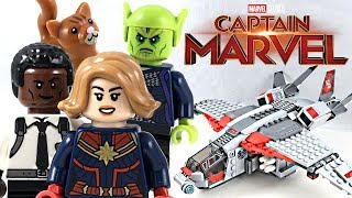 LEGO Captain Marvel and The Skrull Attack review 2019 set 76127 [upl. by Fedirko]