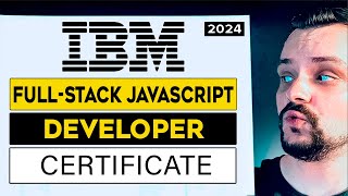 IBM FullStack JavaScript Developer Professional Certificate Review  2024  Coursera Review [upl. by Huckaby708]