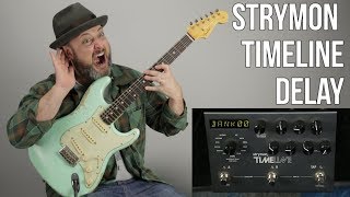 Guitar Gear  Strymon Timeline Delay Unit  Guitar Effects Pedals [upl. by Yelwah]